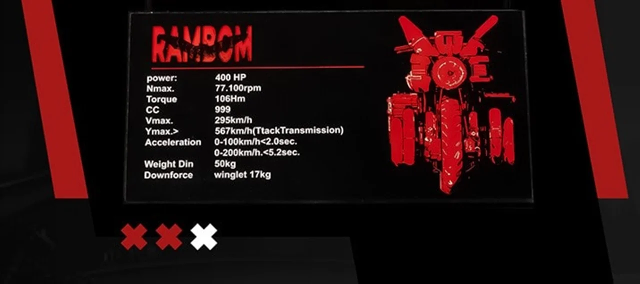 پایه نمایش  لگو موتور بتمن رمبوم