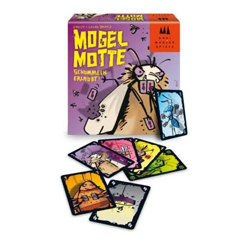 کارت و جعبه بازی فکری شب پره متقلب Mogel Motte