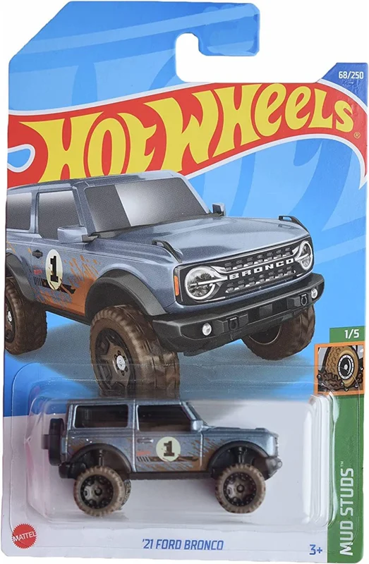 خرید ماشین فلزی ماکت فلزی هات ویلز «21 فورد برونکو» ماشین فلزی Hot Wheels 21 Ford Bronco Muo Studs 1/5  68/250