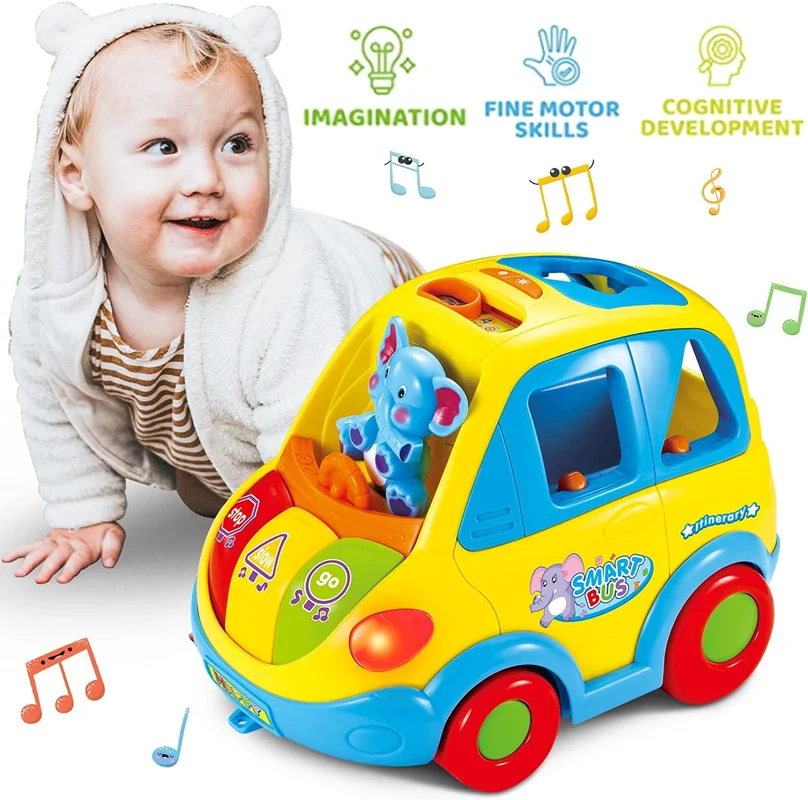 خرید اسباب بازی هولا تویز «ماشین آموزشی هوشمند کودکان» Hola Baby Toys Clever Coupe Educational Car Toy No.896