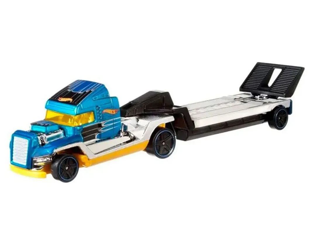 خرید کامیون حمل ماشین ماشین فلزی هات ویلز کامیون «استیل پاو» کامیون فلزی Hot Wheels Super Rigs Steel Power CGC18-LA14 BDW51