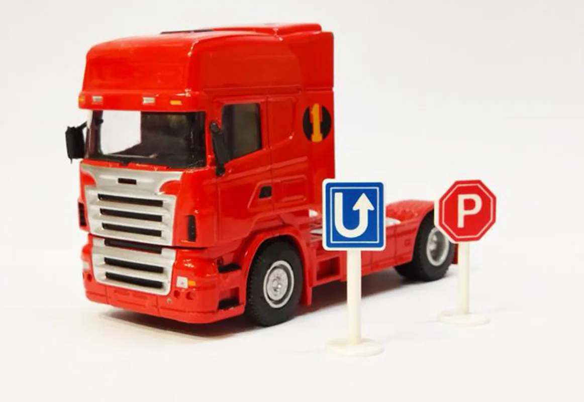 ماکت فلزی اسباب بازی ماشین فلزی های تراک « کامیون کشنده اسکانیا تک محور» Hy Truck Diecast Onexl Trailer Towing Vehicle Truck Scania sovran 5012-32