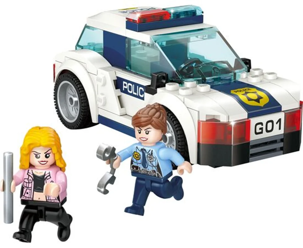 خرید لگو ساختنی زینلکسین گودی «لیوین سیتی، مجموعه دزد و پلیس» لگو  Xinlexin Gudi Lego Livin City 10001A-10001B- 10001C-10001D
