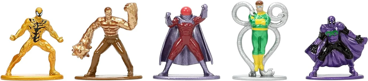 خرید نانو متال فیگور  جادا مارول اسپایدرمن «بسته 18 تایی سری 8» Marvel Spider Man Nano Metalfigs 18-Pack Figure Series 8