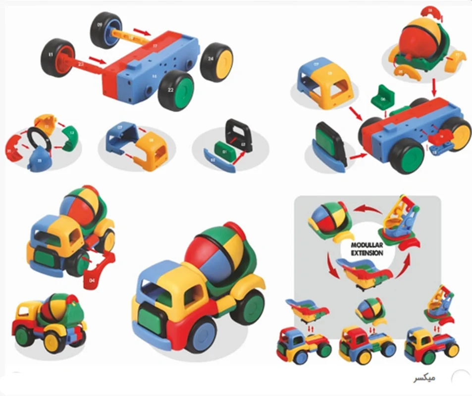 خرید بازی فکری ساختنی دوبی «لگو میکسر» Itoy DoBe Mixer F-09