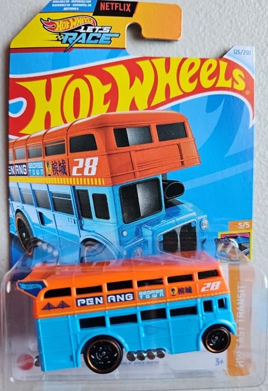 ماشین فلزی هات ویلز ترابل دکر Hot Wheels Trouble Decker