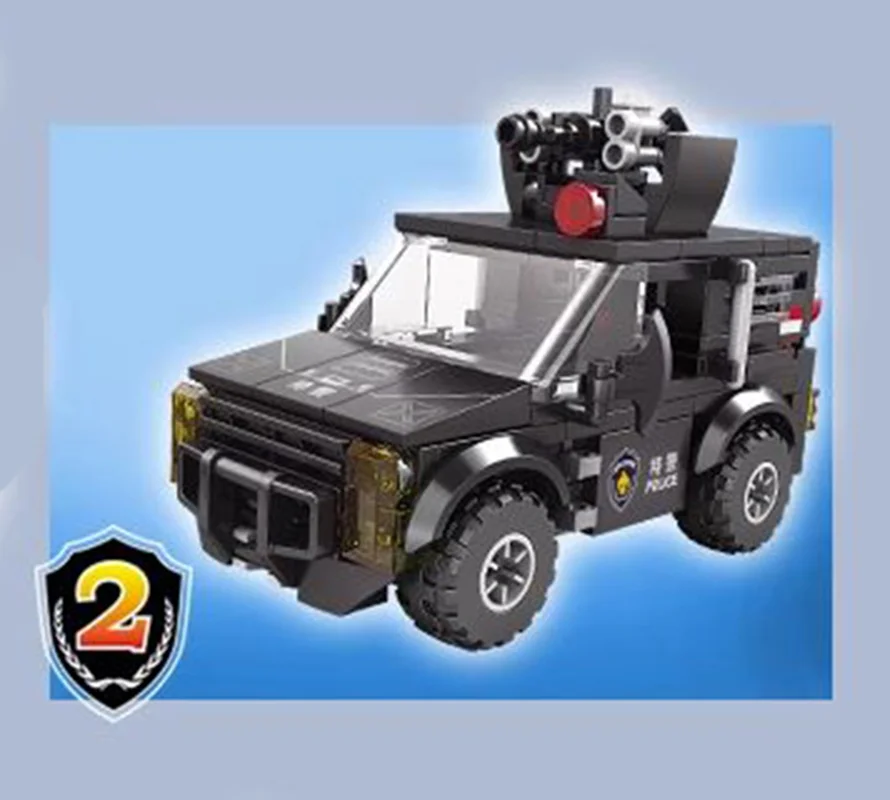 خرید لگو کازی «خودرو زرهی جنگی» لگو  Kazi Blocks Swat Force Combat Vehicle  KY67296-2