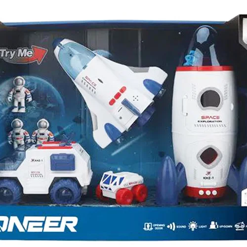 ست فضایی موزیکال همراه با فضانورد، شاتل و راکت فضایی