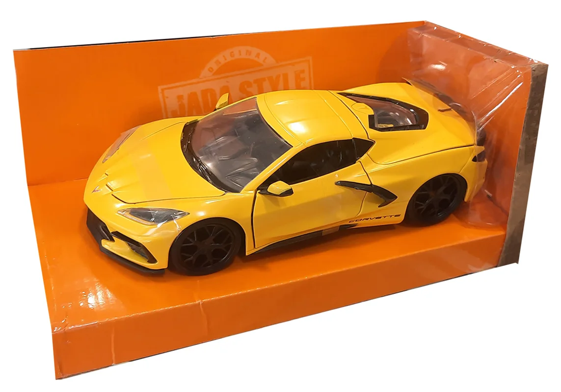 ماکت فلزی ماشین فلزی جادا ماشین «2020 شورولت کوروت استینگری»  ماشین فلزی Jada Toys Die-cast Car 2020 Chevrolet Corvette Stingray 33828