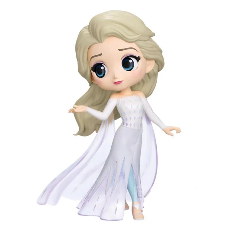 خرید کیوپاسکت فروزن فیگور پرنسس دیزنی «السا با لباس سفید شفاف» Princess Elsa in a transparent white dress, Banpresto Q Posket Frozen Figure