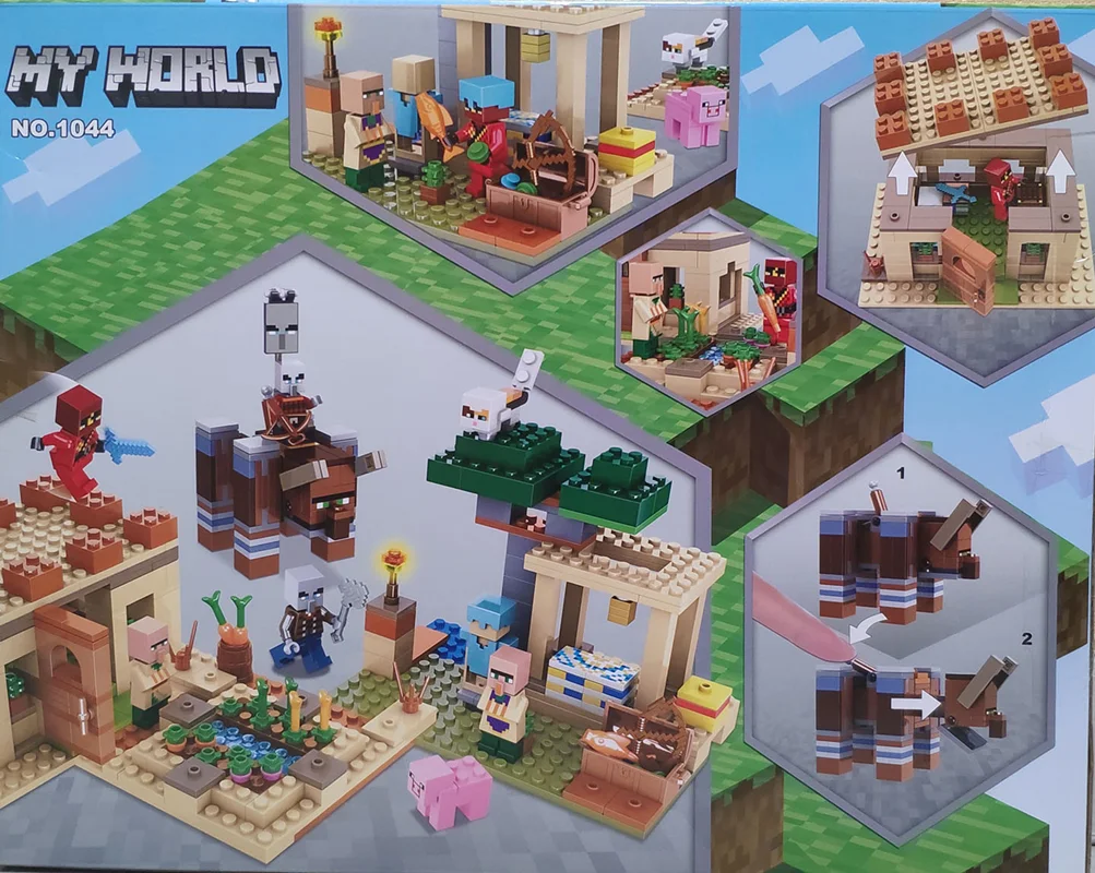 خرید لگو مای ورلد «ماینکرافت»  My World Bricks Blocks My Craft 1044