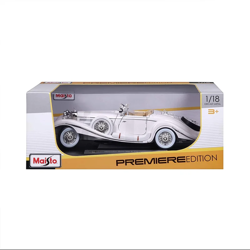 خرید ماشین فلزی مایستو «مرسدس بنز 500K» ماشین فلزی Maisto Mercedes Benz Spezialroadster Mercedes 500K  36055w
