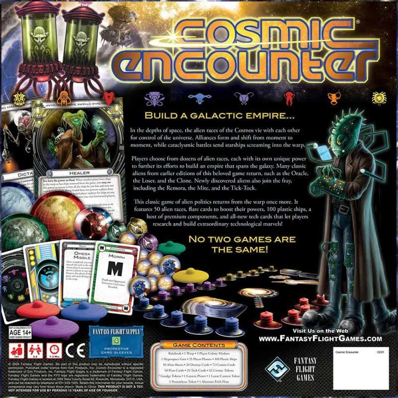 خرید بازی فکری برخورد کیهانی Cosmic Encounter Board game