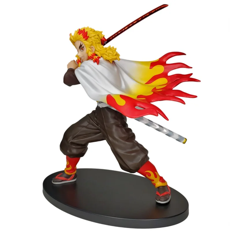 خرید فیگور انیمه شیطان کش «نکیوجورو رنگوکو، رنگوک سان»  Anime Series Demon Slayer Kyojuro Rengoku Figure