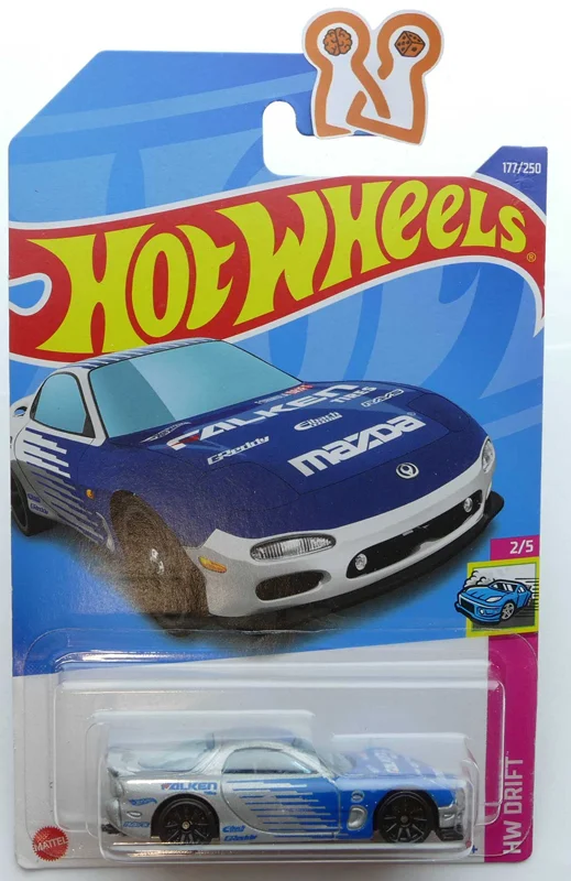 بستهبندی روکارتی ماشین فلزی هات ویلز مزدا RX-7 مدل Hot Wheels 95 Mazda RX-7 HW Drift