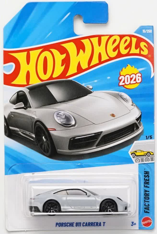 ماشین هات ویلز پورشه 911 کاررا تی مدل Porsche 911 Carrera T