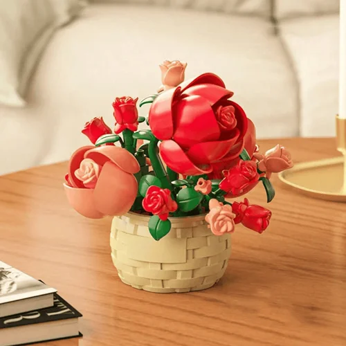 لگو سبد گل رز Basket Rose Flower M3082