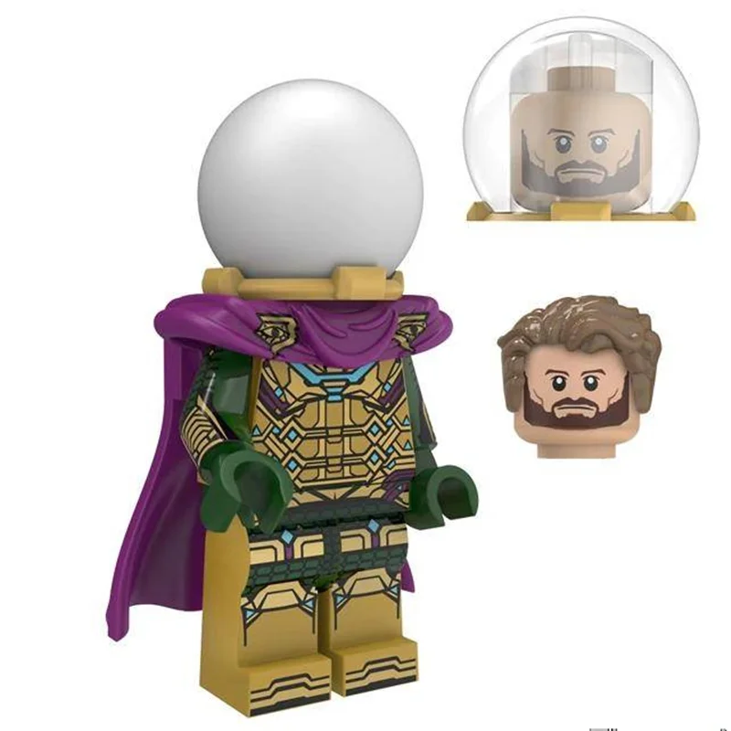 نمای جلوی مینی فیگور میستریو Koruit XP-197 با شنل سبز