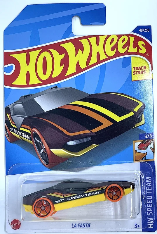 خرید ماشین فلزی ماکت فلزی هات ویلز «لا فستا» ماشین فلزی Hot Wheels La Fasta HW Speed Team 3/5  48/250