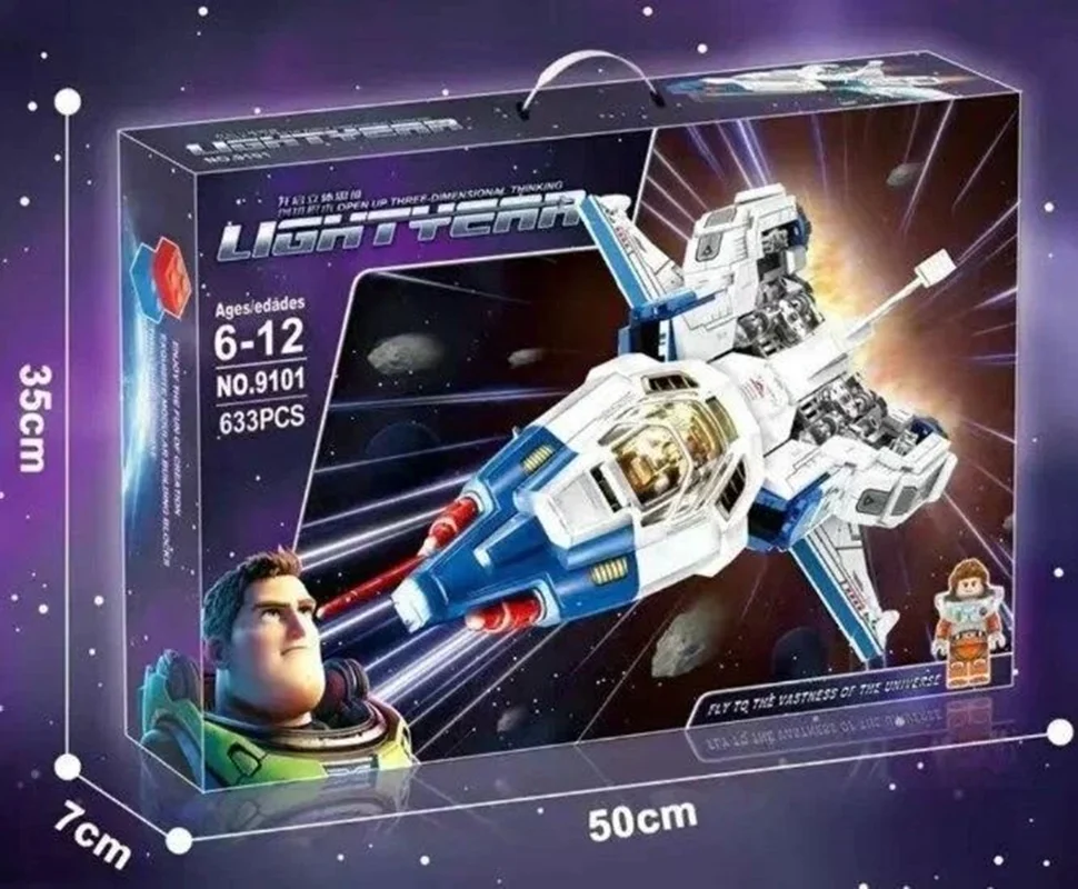 خرید لگو ساختنی «سفینه فضایی بازلایتیر» building Blocks Buzz Lightyear, Spaceship lego 9101