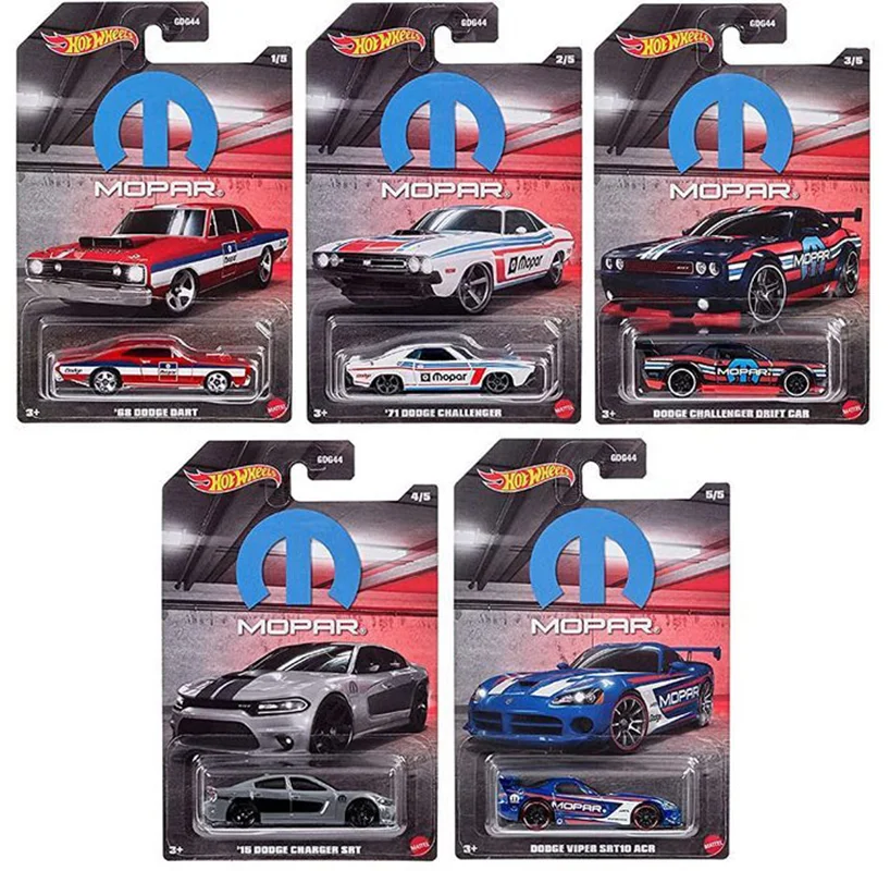 خرید ست ماشین فلزی هات ویلز ماشین «ست 5 تایی Mopar Series GDG44» ماشین فلزی Hot Wheels Mopar Series Dodge Set Of 5 GDG44