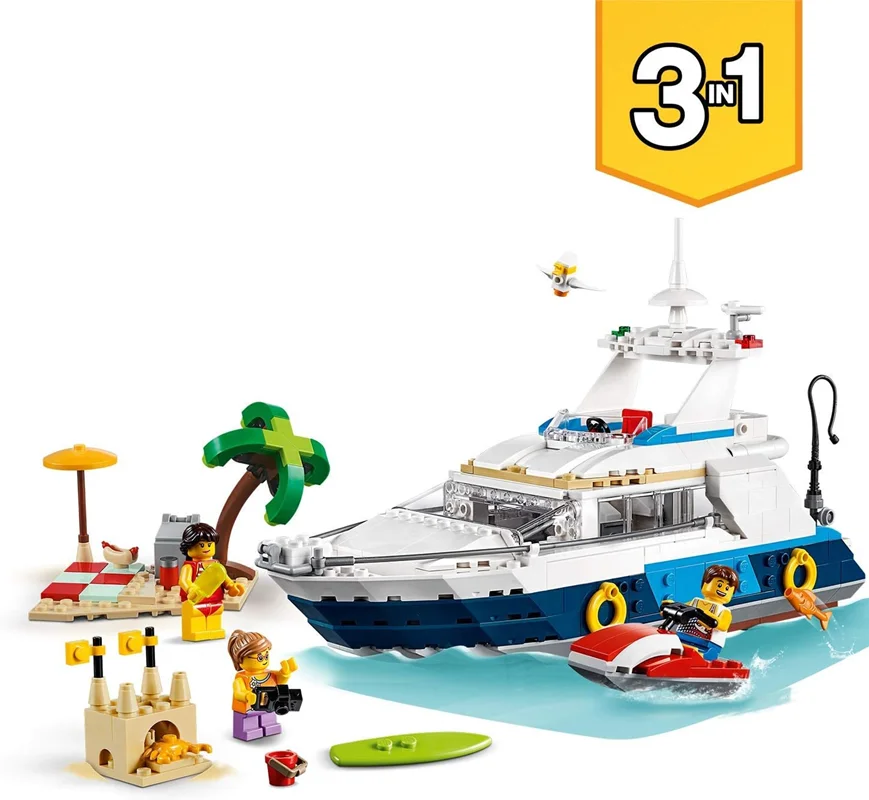 خرید لگو بلا کریت «کشتی تفریحی، ماجراهای دریایی» Lego Bela Crate Sea adventures 3 In 1  11053