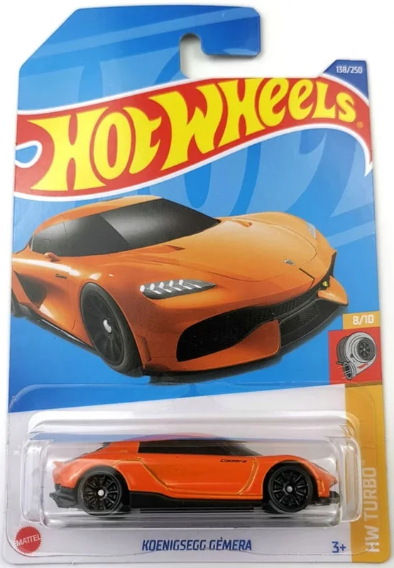 خرید ماشین فلزی ماکت فلزی هات ویلز «کوئینیگسِگ جمرا» ماشین فلزی Hot Wheels Koenigsegg Gemera HW Turbo 8/10 138/250