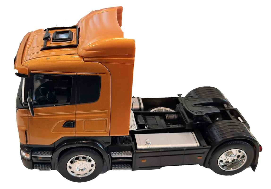خرید ماکت فلزی ماشین فلزی ویلی «اسکانیا R470» کله کامیون Welly Transporter Metal Die Cast Trailer Towing Vehicle Truck Scania R 470 32625-4D