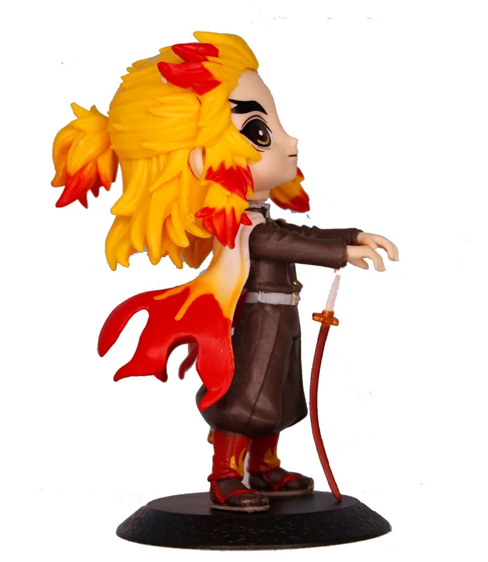 خرید فیگور انیمه شیطان کش «نکیوجورو رنگوکو، رنگوک سان»  Anime Series Demon Slayer Kyojuro Rengoku Q Posket Frozen Figure