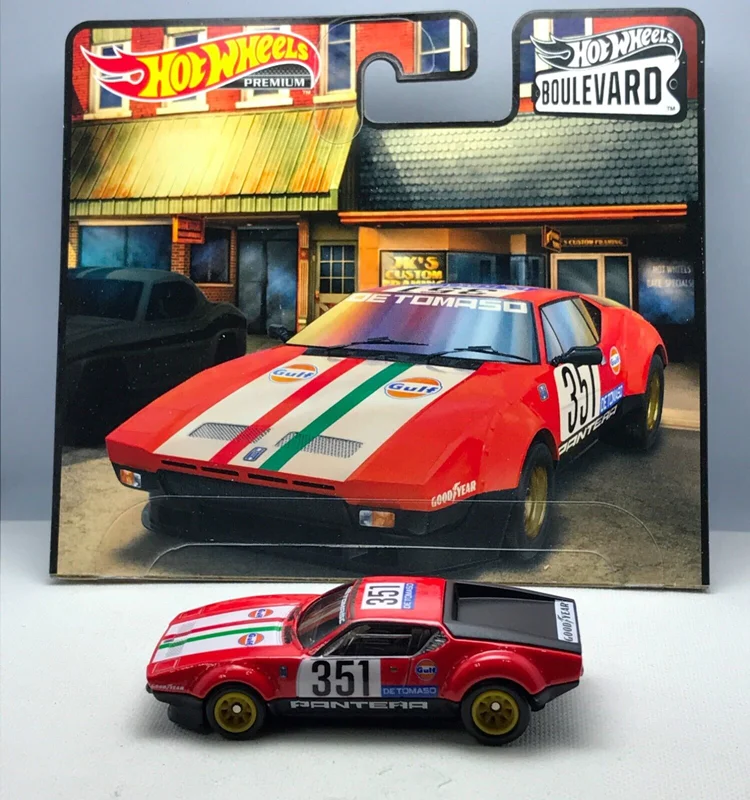 خرید ماشین فلزی ماکت فلزی هات ویلز بولوارد «دتوماسو پنترا گروپو 4» ماشین فلزی Hot Wheels Car Culture Premium Boulevard DE Tomaso Pantera Groupo 4 59 HCR04