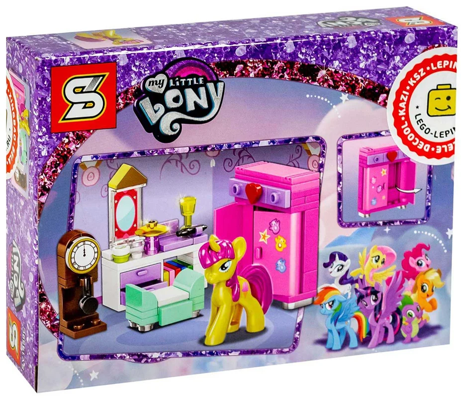 خرید لگو اس وای هدیه دخترانه «پونی کوچک من» SY Block My Little Pony Lego 1459c