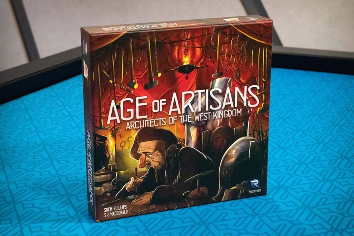خرید بازی فکری عصر صنعتگران: افزونه معماران امپراطوری غرب Age of Artisans: Architects of the West Kingdom Exp Board game