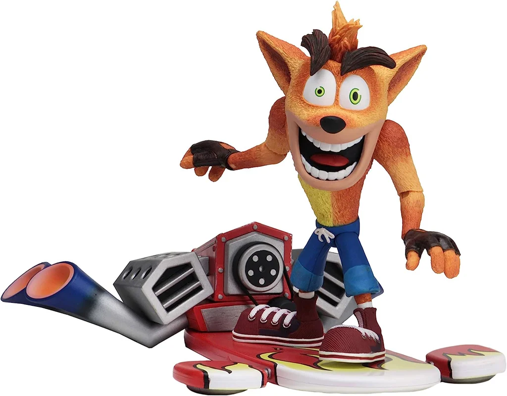 خرید فیگور نکا «کراش باندیکوت با جت بورد» Neca Crash Bandicoot Deluxe Crash with Jet Board