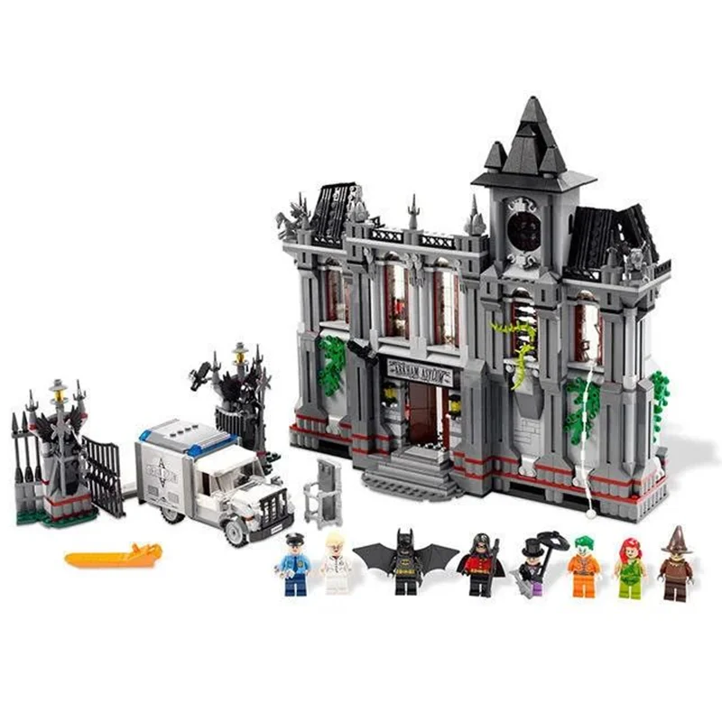 خرید لگو جی سی «فرار جوکر از بیمارستان آرکام» Building Blocks JiSi Super Heroes Arkham Asylum Escape lego 7124