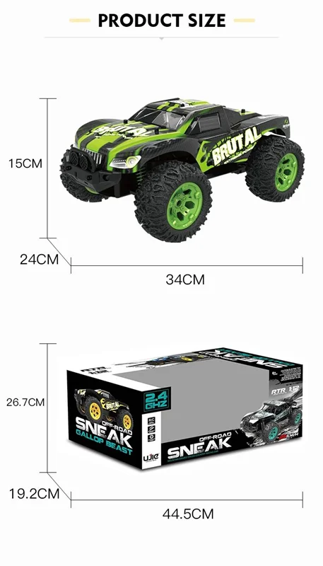 خرید ماشین کنترلی یوجی تویز «آفرود یواشکی، حرکت دزدکی»  Ujie Youjie Toys RC Off-Road Sneak UJ99-2212B