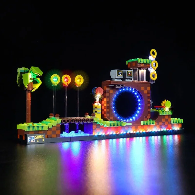 خرید لگو ساختنی «سونیک در فضای بازی تپه سبز» لگو  OEM IDEAS Lego Building Blocks Sonic the Hedgehog Green Hill Zone 29005