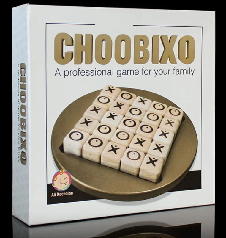 نمای سهبعدی جعبه CHOOBIXO روی میز