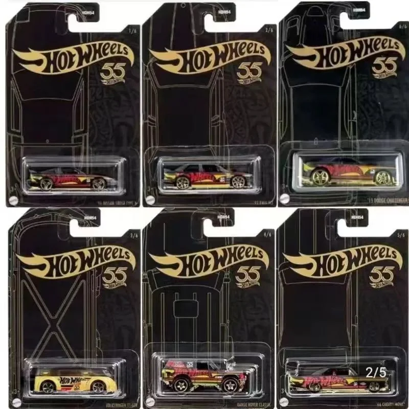 ماکت ماشین فلزی هات ویلز «ست 6 تایی  HDH54 شامل:   96Nissan 180Sx Type X, 92BMW M3, Volkswagen T1-GTR, Rang Rover Classic, 66Chevy Nova, 45Doge Challenger SRT »