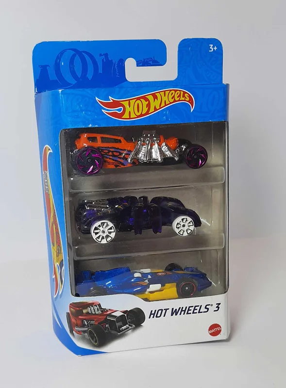 خرید ماشین فلزی ماکت فلزی ماشین فلزی هات ویلز «پک 3 تایی شماره 2» ماشین فلزی Hot Wheels 3 Pack K5904-D857 21A