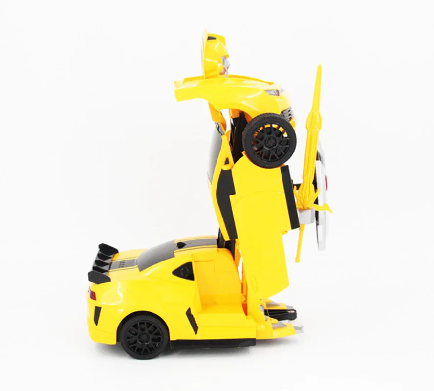 خرید ماشین کنترلی «ربات شورلوت کامارو ترانسفورمور»  MZ Transformers Robot Deformation Remote Control Car 2313P