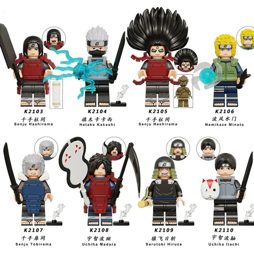 مینی فیگور لگو «ست 8 تایی ناروتو "