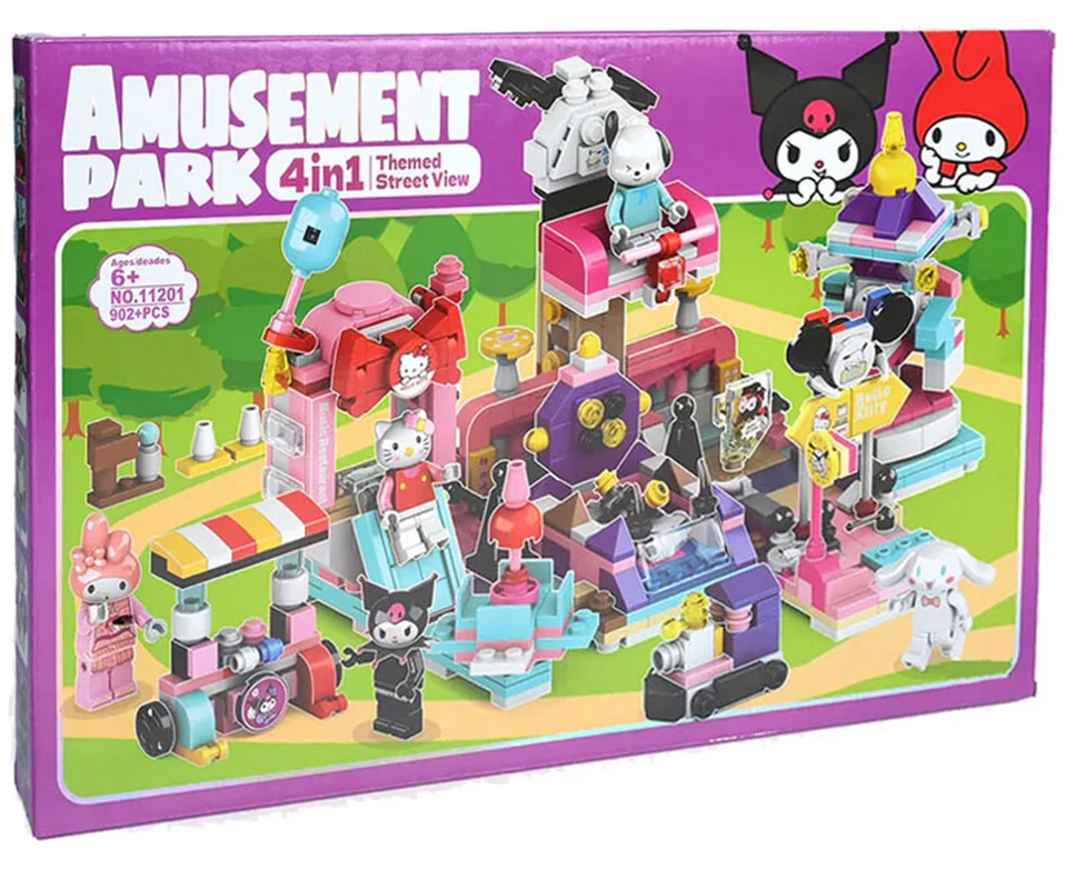لگو پارک تفریحی سانریو Amusement Park 11201 نمای 3 بعدی کامل
