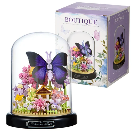 لگو باکس گل و پروانه Flower Butterfly Love P2281