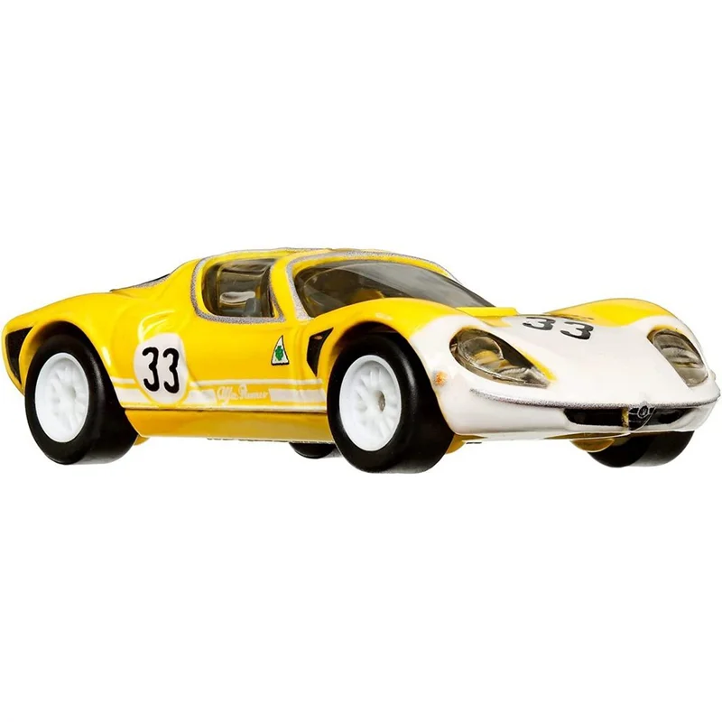 خرید ماشین فلزی ماکت فلزی هات ویلز کار کالچر «69 آلفا رومئو 33 استرادل» ماشین فلزی Hot Wheels Car Culture Premium Exotic Envy 69 Alfa Romeo 33 Stradale 1/5 HCJ91