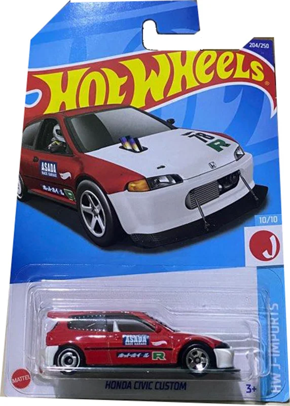ماکت فلزی ماشین فلزی هات ویلز «هوندا سیویک کاستوم» ماشین فلزی  Hot Wheels Honda Civic Custom 10/10