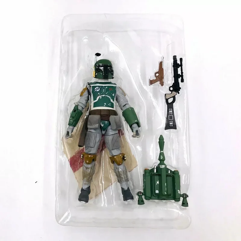 محتویات و لوازم جعبه فیگور بوبا فت Boba Fett Accessories Close-up