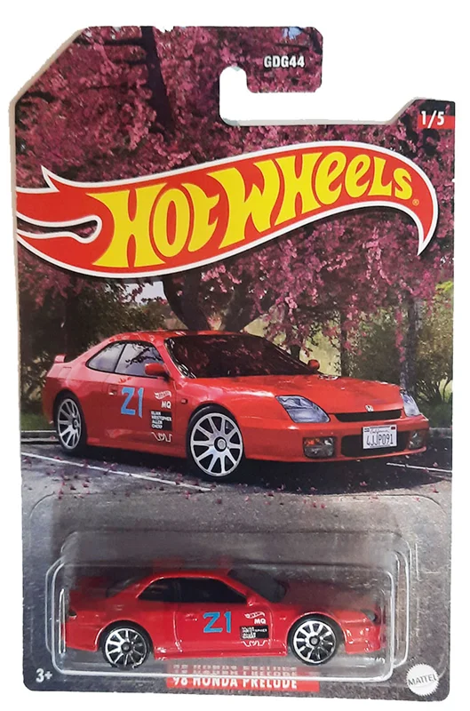 خرید ماشین فلزی هات ویلز ماشین «98 هوندا پرلود» ماشین فلزی Hot Wheels 98 Honda Prelude 1/5 GDG44-9681C(G2)
