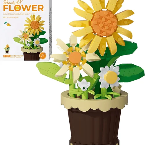 لگو گلدان زیبای گل آفتابگردان Sunflower 7222