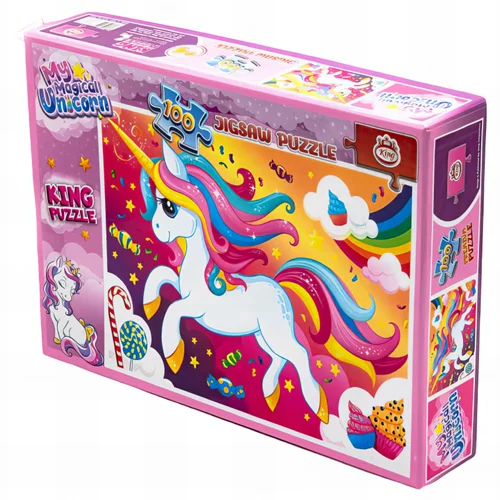 پازل کینگ 100 قطعه تک شاخ جادویی من My magical unicorn