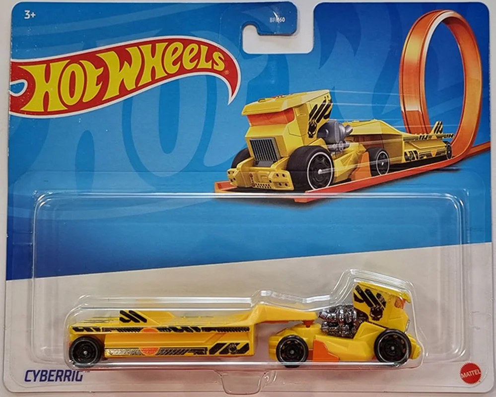 خرید ماشین فلزی هات ویلز کامیون «سایبریگ» کامیون فلزی  Hot Wheels Truck Cyberrig HMG01-NK711 21A BFM60